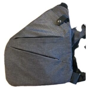 WANDER+ AntiTheft Crossbody Travel Bag Multi Pocket Adjustable Strap Grey Unisex